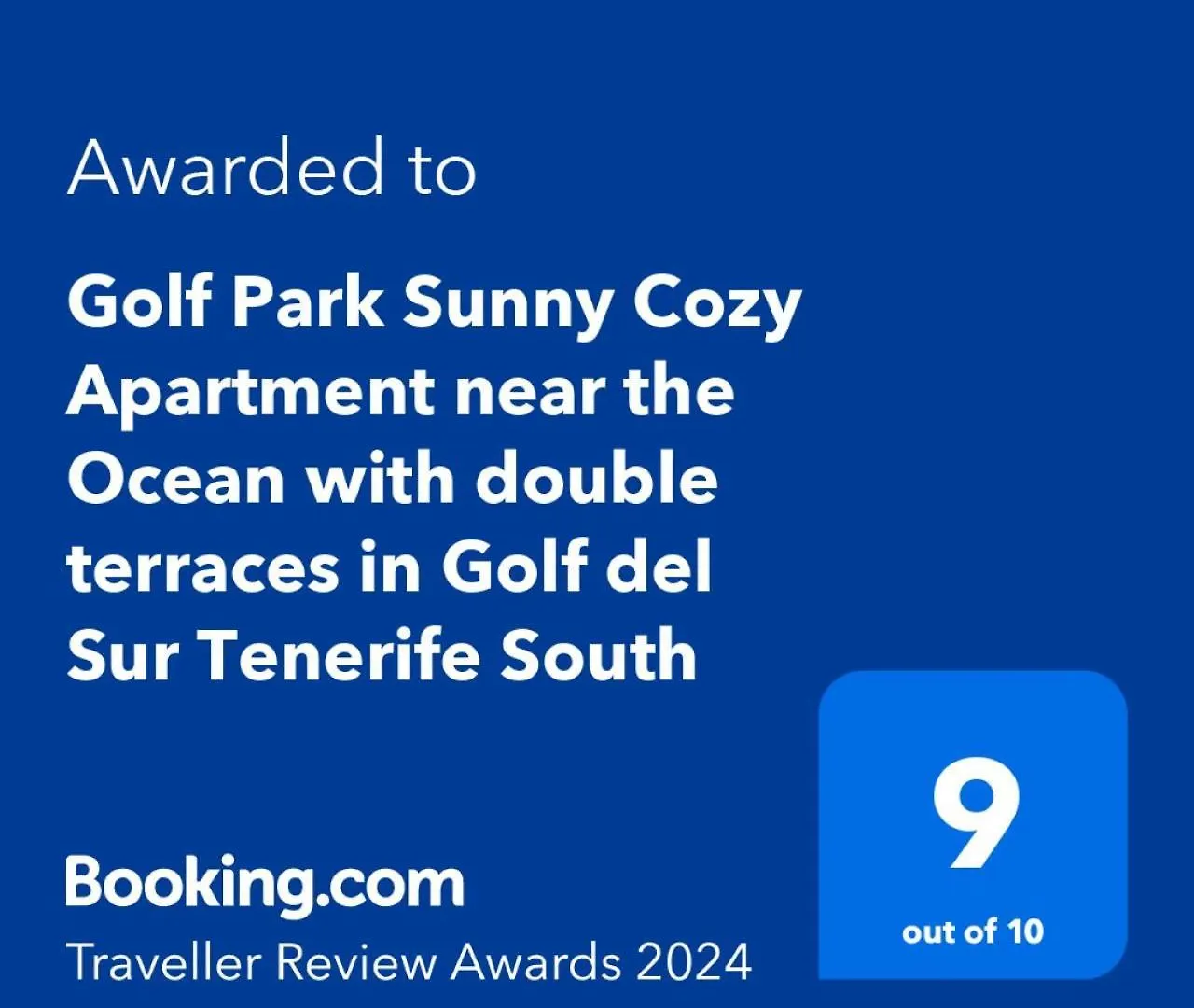 Golf Park Ocean View: Cozy Apartment with Terraces and Pools San Miguel de Abona